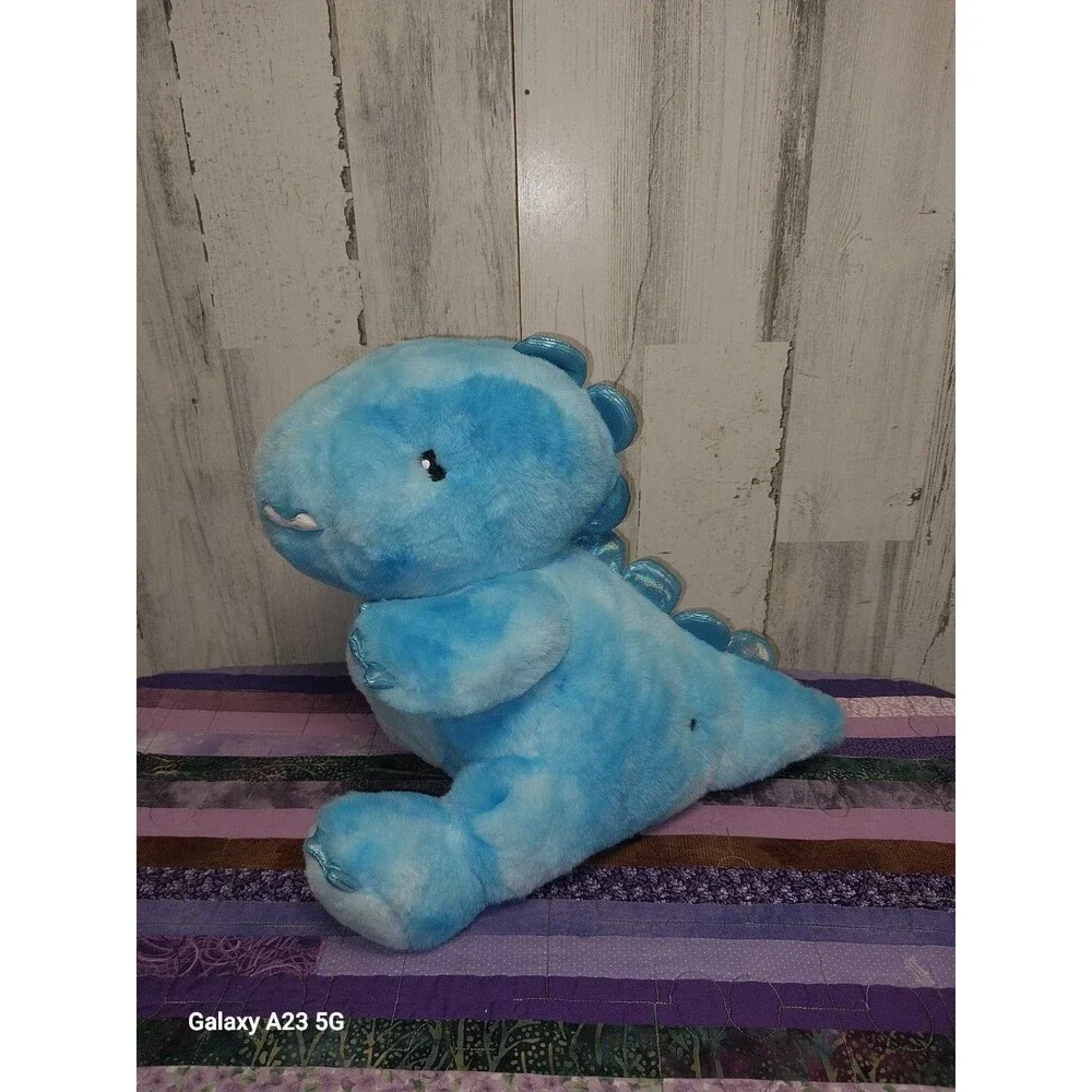 FAO Schwarz Glow Brights LED ROAR Sound Blue Dinosaur 11